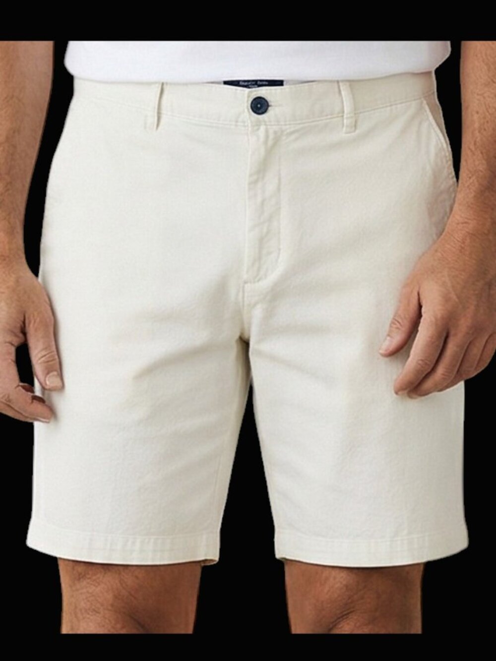 TOMMY BAHAMA Men's Off White Chip Shot IslandZone® 9-Inch Shorts - Size 42